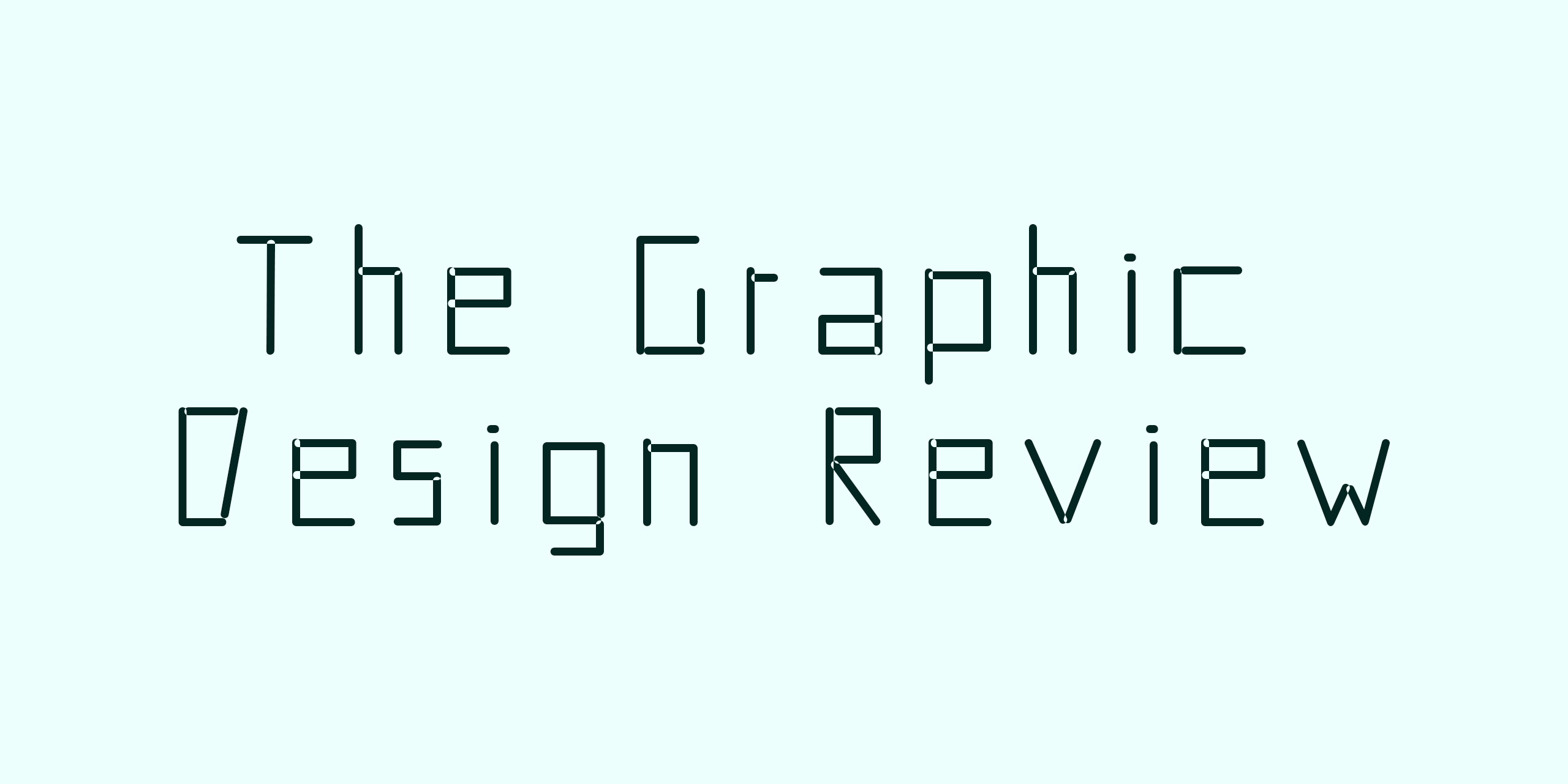 The Graphic Design Review　グラフィックデザイン・レヴュー