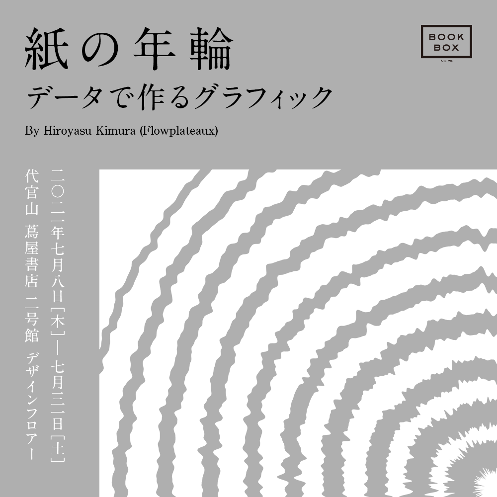 BOOK BOX No.79 木村 浩康 紙の年輪〜データで作るグラフィック〜